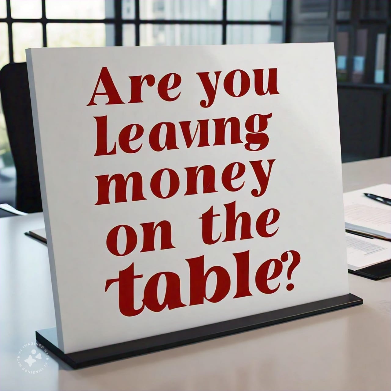 a sign with this are you leaving